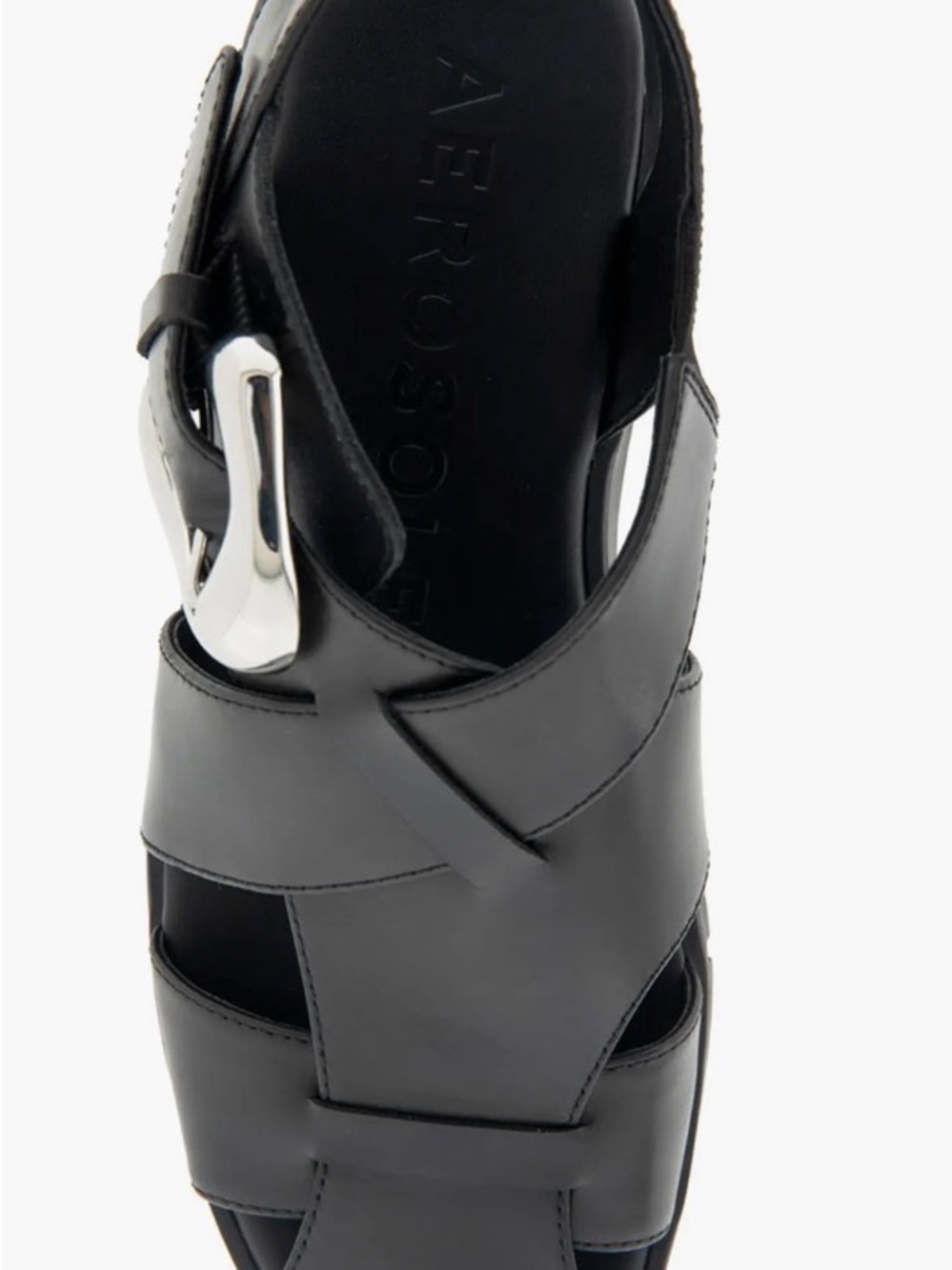 Aerosoles Fabian Leather Fisherman Sandals NEW - Picture 4 of 4